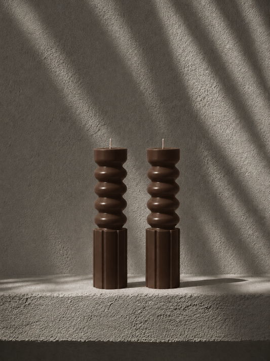 Velas Pilar Decorativas de Diseño Moderno