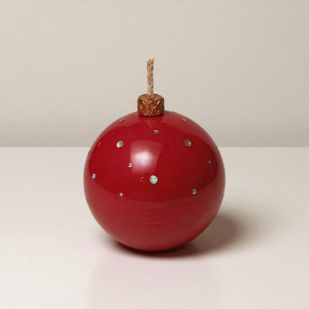 Bola roja de Navidad