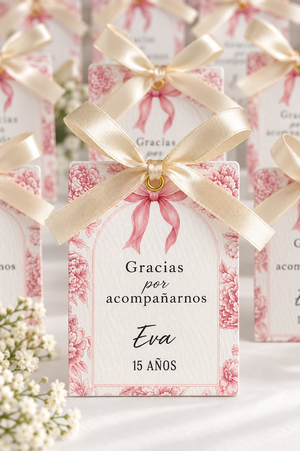 Velas Personalizadas en Forma de Rosa para Bodas, Cumpleaños, Bautizos (Opción 1)