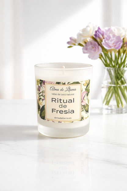 Vela aromática Ritual de Fresia