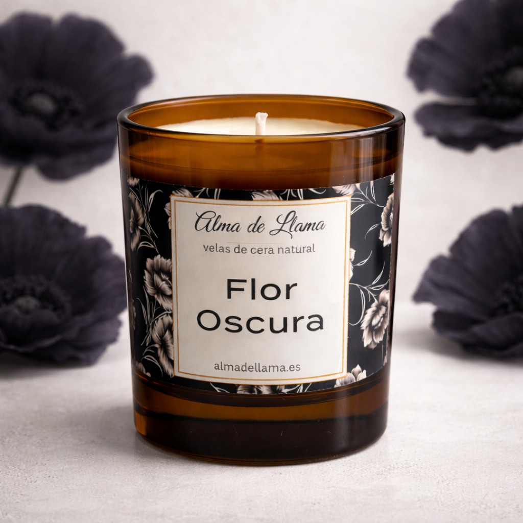 Vela aromática Flor Oscura