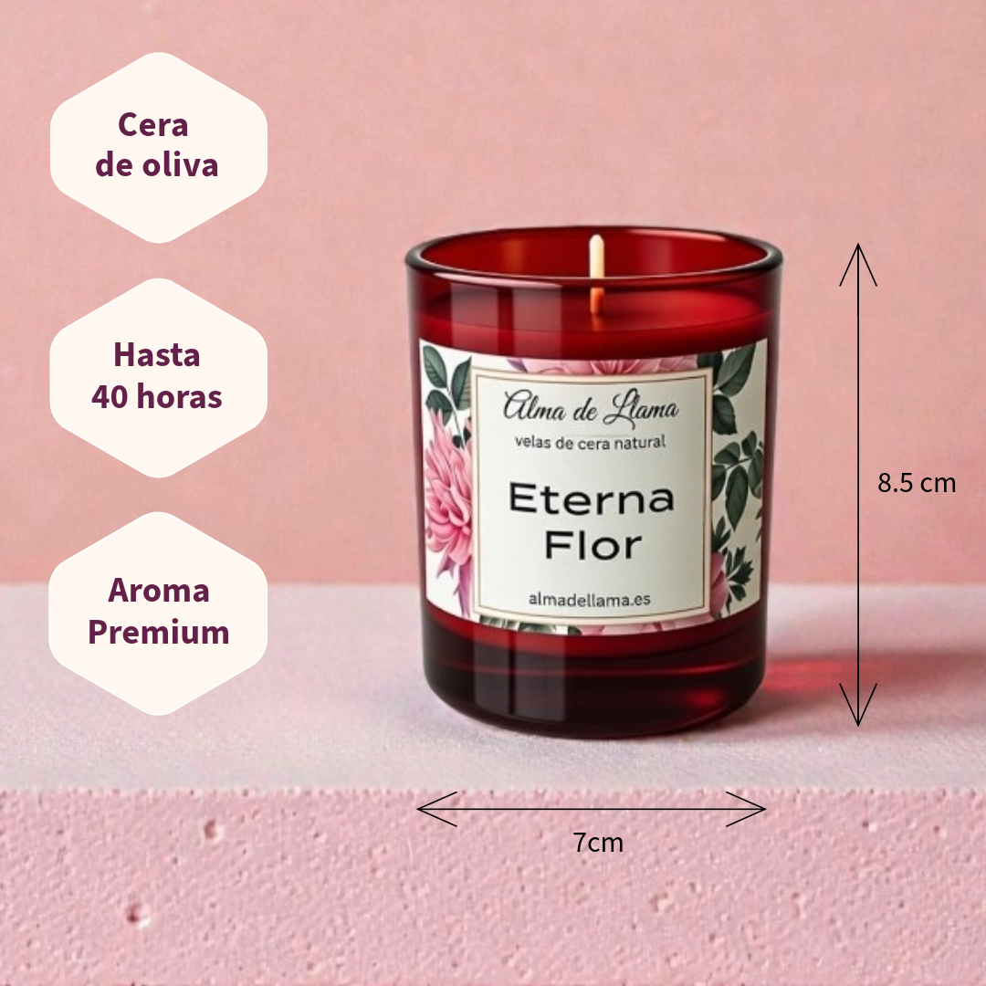 Vela aromática Eterna Flor