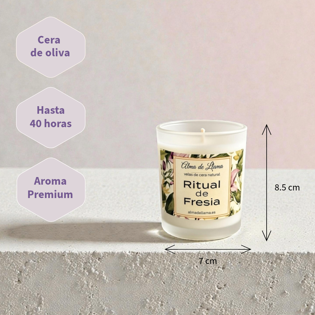 Vela aromática Ritual de Fresia