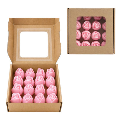 Velas Decorativas en Forma de Rosa (Rosas)