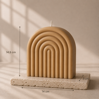 Vela en Forma de Arcoíris