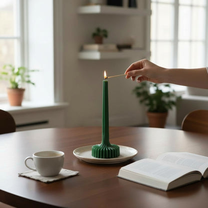 Velas Acanaladas de Diseño Exclusivo (2 unidades)