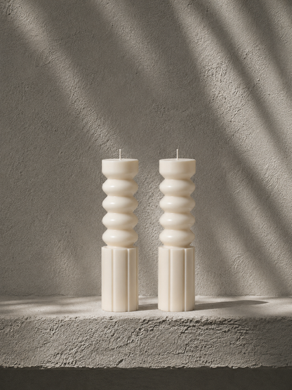 Velas Pilar Decorativas de Diseño Moderno