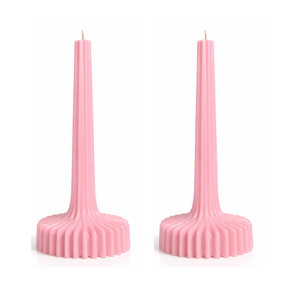 Velas Acanaladas de Diseño Exclusivo (2 unidades)