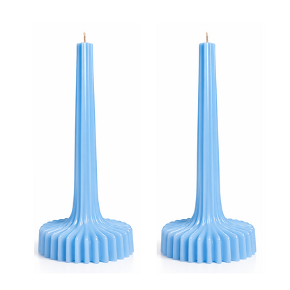 Velas Acanaladas de Diseño Exclusivo (2 unidades)